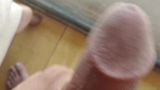Window cum while watching porn 2nd orgasm of the day