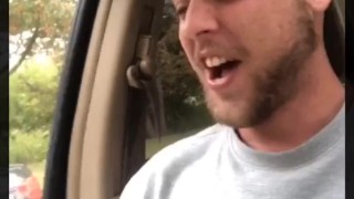 BLONDE COUPLE FUCK GUY IN CARWASH