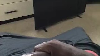 BBC Getting jacked off cocoa butter