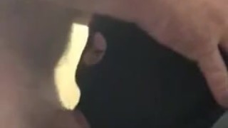 Straight alpha wanted to fuck his faggot's throat in his bathroom at work