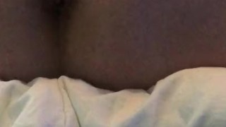 Wet MILF Masturbates w/ magic wand- throbbing pussy & orgasm contractions