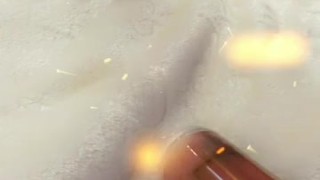 Sexy Blonde Crossdresser Trans Girl Having Fun In Lingerie Anal Play