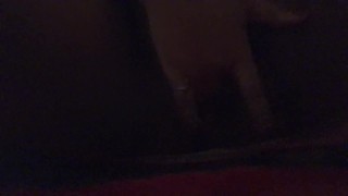 Teen Amatuer Tries Not To Get Caught Squirting By Roommates