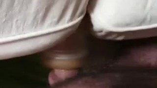 Fucking my fleshlight then cumming on it