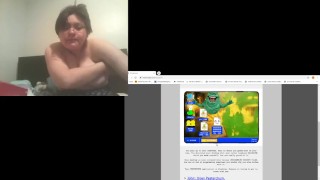 BIg Boobed Nerdy Asian Girl Reads Homestuck