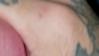 Stroking while I'm talking to you with nice cum for you