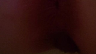 Peeing; view from behind 