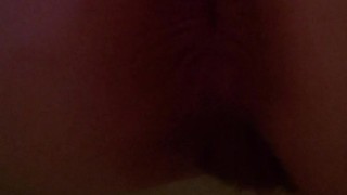 Peeing; view from behind 