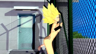 Dragonball Super SSJ Caulifla Sucks and Fucks