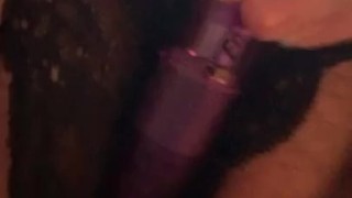 Amateur College BBW Plays With Vibrator
