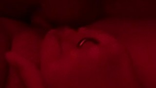 He fucks me sideways and cums in my tight pussy.