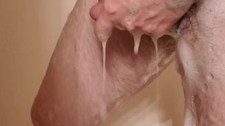 Gay teen teasing in the shower