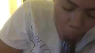 Beautiful Big Booty Redbone MILF Blowjob