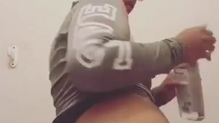 Just trying to oil this big juicy ass 