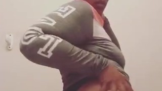Just trying to oil this big juicy ass 