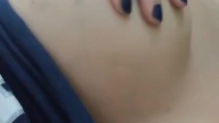 Rubbing myself for daddy