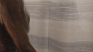 POV Spying on him in the shower