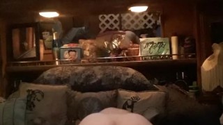 fat ass barely legal teen fucks herself with a hairbrush