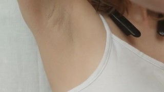 Button's Armpit per Request (shaving, short clip)