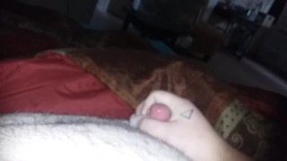The end of a morning wank