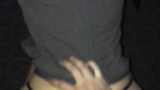 REAL college slut gets fucked after class, PAWG bent over classroom table