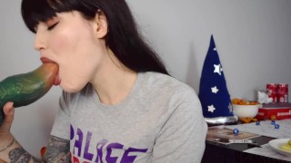 Stranger Thangs: Dungeon Master Teaser (sexy nerd fucks Demogorgon dildo)