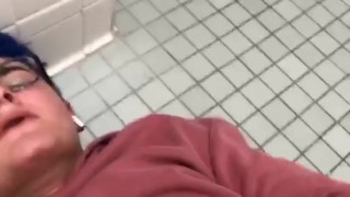 glasses wearing twink tries to cum on face, cums on sweatshirt instead