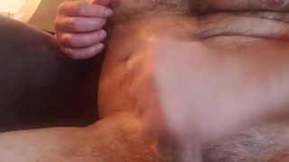 A little flexing, a little nipple play,A LOT OF CUMMING!