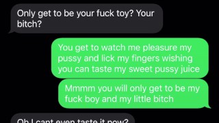 Sexting a Sissy Boy - I Own HIM