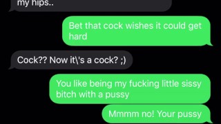 Sexting a Sissy Boy - I Own HIM