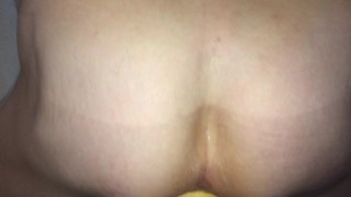 fast fucking huge vegetable insertion cumming and moaning