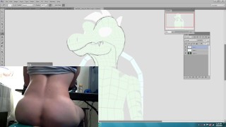 Femboy dev stream: worked on dad talk~(fap at ~23:48)