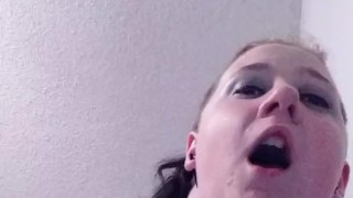 Riding Vibrator And Cumming