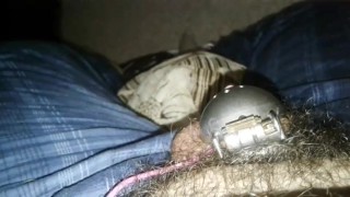 Trying to cum in Chastity