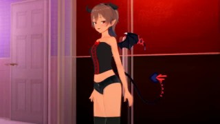 Tomboyish Succubus is Cum Hungry - ( 3D Hentai / Koikatsu )