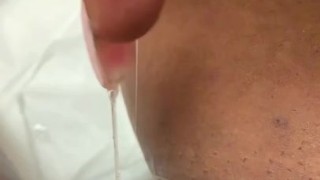 Slimy baby pussy in slo mo 