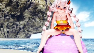 MMD 3d HENTAI 紲星あかりの『裏営業』