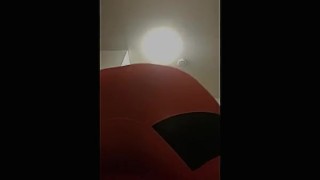 Superchub attempts doing a handstand