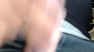 Dirty talking teen moaning while edging and jerking off his big dick