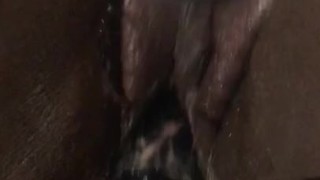Getting fucked by my new sex machine couldn’t leave my wand out