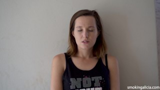 Hot Girl Next Door Smoking