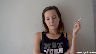 Hot Girl Next Door Smoking