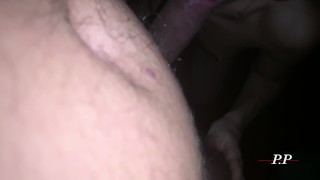 Russian wife gets fucked by a neighbor in the kitchen, and husband at work