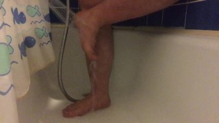 shower feet clip
