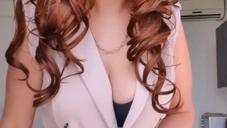Mistress Lana will teach you to suck and fuck her strapon cock