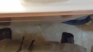 Shaving While You Stare At My Soft Cock