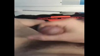 my mother-in-law wanks me for her first time and I cum in her hand 
