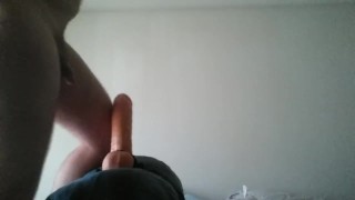 Extreme anal fat dildo 