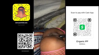 Shoving My Sausage Fingers Inside Tight Pink Ebony Pussy