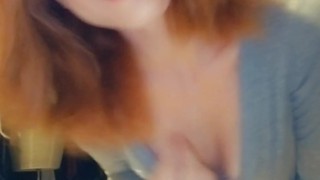 Cute teen showing off